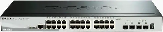 Alt view image 5 of 10 - D-LINK BUSINESS DGS-1510-28X SmartPro 24Port Gigabit Switch