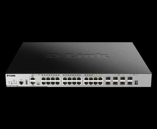 Alt view image 6 of 12 - D-LINK BUSINESS PRODUCTS SOLUTIONS DGS-3630-28PC/SI 24PORT MANAGED L3 POE SWITCH