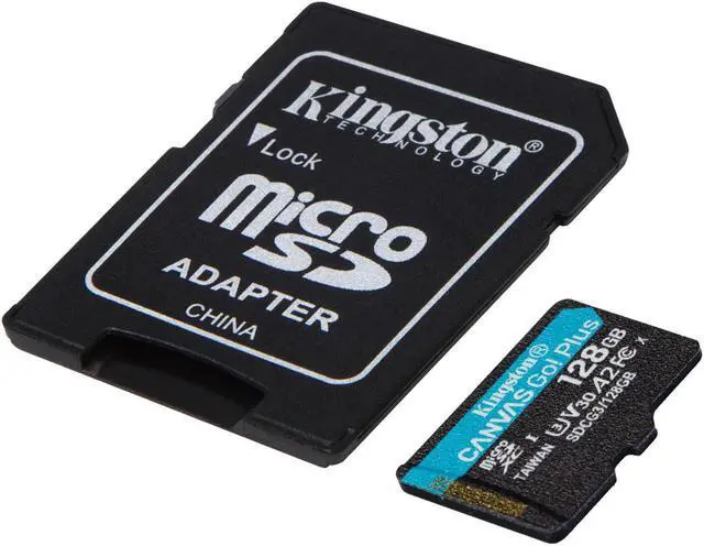 Alt view image 11 of 18 - Kingston Canvas Go! Plus 128 Gb Class 10/Uhs-I (U3) Microsdxc