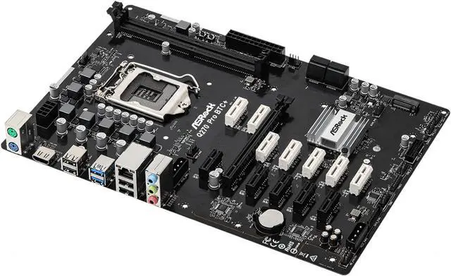 Alt view image 5 of 5 - Asrock Q270 PRO BTC+ Mining Board Intel 1151 ATX DDR4  Motherboard
