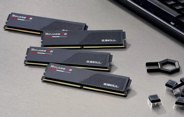 Alt view image 3 of 5 - G.SKILL Ripjaws S5 Series 32GB (2 x 16GB) 288-Pin PC RAM DDR5 6400 (PC5 51200) Desktop Memory Model F5-6400J3239G16GX2-RS5K