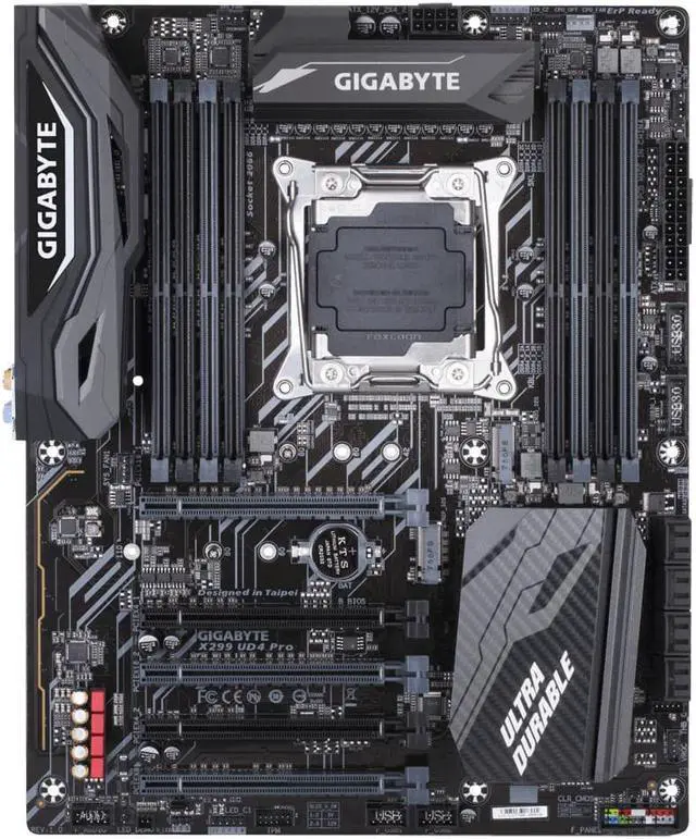 Alt view image 10 of 10 - Gigabyte Intel X299 UD4 Pro Socket LGA 2066 DDR4 ATX Motherboard (X299 UD4 PRO)