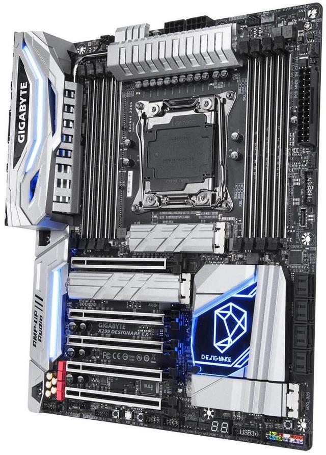Alt view image 3 of 5 - Gigabyte X299 Designare EX Intel X299 ATX DDR4-SDRAM Motherboard