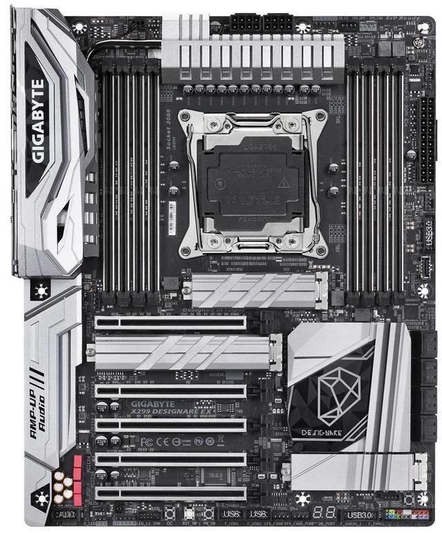 Alt view image 5 of 5 - Gigabyte X299 Designare EX Intel X299 ATX DDR4-SDRAM Motherboard