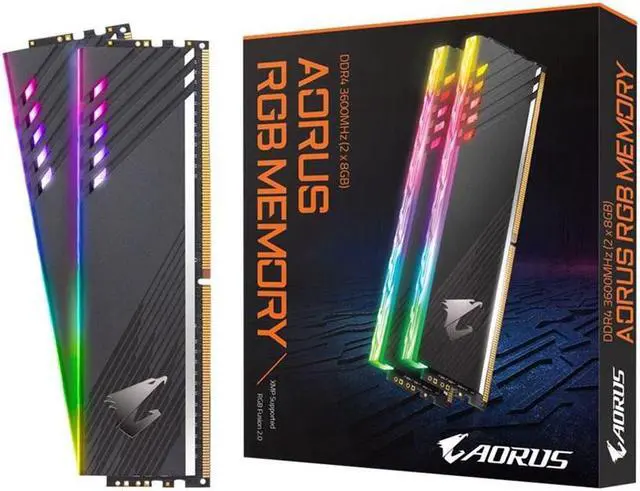 Alt view image 4 of 7 - Gigabyte Aorus RGB 16GB (2 x 8GB) DDR4 3600MHz CL18 Dual Channel Kit w/2x Demo Kits - GP-AR36C18S8K2HU416R