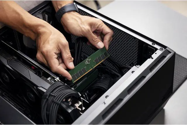 Alt view image 7 of 20 - Kingston 16GB 288-Pin PC RAM DDR5 4800 (PC5 38400) Desktop Memory Model KVR48U40BS8-16