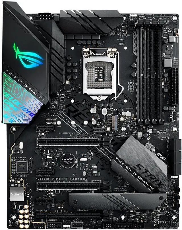 Alt view image 8 of 12 - ASUS ROG STRIX Z390-F GAMING LGA 1151 (300 Series) Intel Z390 HDMI SATA 6Gb/s USB 3.1 ATX Intel Motherboard