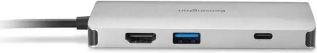 Alt view image 2 of 20 - Kensington 5-Port USB Type C Mobile Driverless Hub - Black, Silver