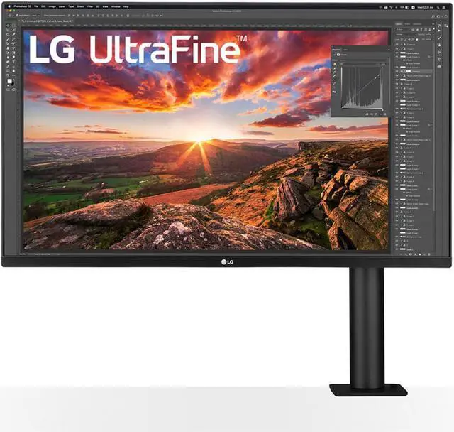 Alt view image 7 of 19 - LG Ultrafine 31.5" 4K Uhd Led LCD Monitor - 16:9 - Textured Black
