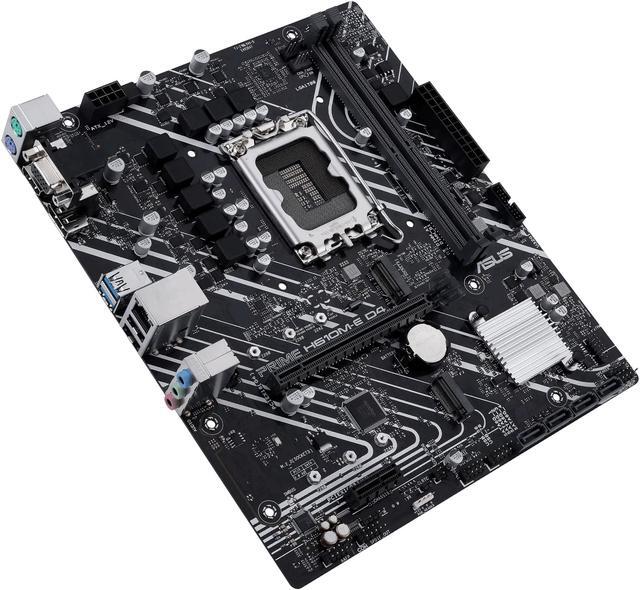 Alt view image 4 of 13 - Asus Prime H610M-E D4-CSM Intel LGA 1700 Micro ATX DDR4 Motherboard