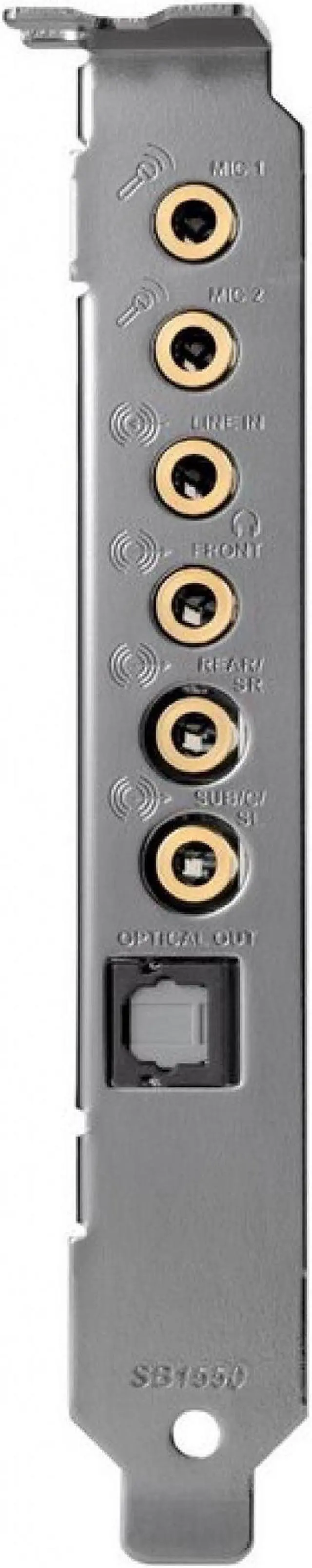 Alt view image 5 of 7 - Creative Sound Blaster Audigy PCIe RX 7.1 Sound Card with High Performance Headphone Amp - NEW