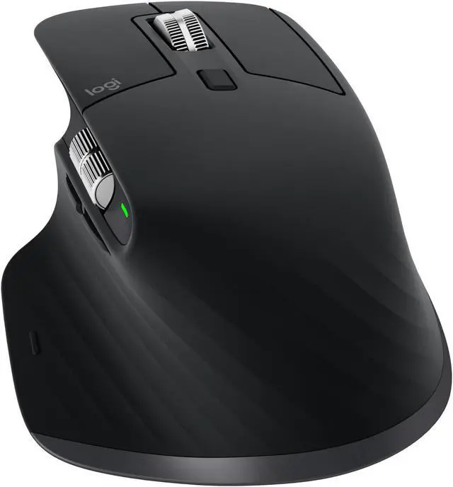 Alt view image 4 of 10 - Logitech MX Master 3 - Mouse - laser - 7 buttons - wireless - Bluetooth, 2.4 GHz - USB wireless receiver - black