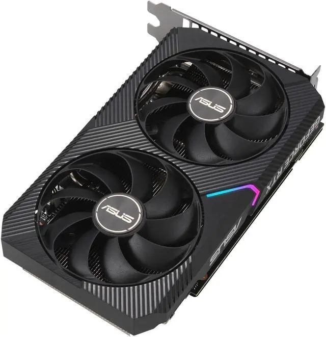 Alt view image 6 of 9 - Asus Dual GeForce RTX 3060 V2 OC Edition NVIDIA 12GB GDDR6 Graphics Card