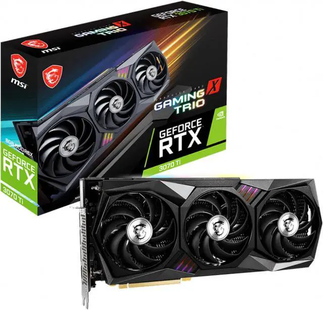 Alt view image 2 of 5 - MSI GeForce RTX 3070 Ti GAMING X Trio 8G NVIDA 8GB GDDR6X Graphics Cards