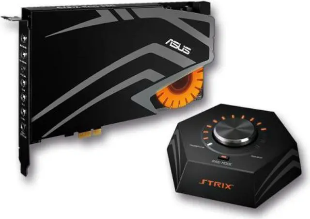 Alt view image 8 of 8 - ASUS STRIX RAID PRO ESS SABRE9006A Premier 8 Channel Audio DAC Channels 24-bit Up to 192KHz PCI Express Interface Gaming Sound Card