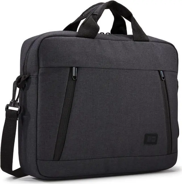 Alt view image 15 of 20 - Case Logic Huxton Carrying Case (Attaché) for 10.1" to 13.3" Apple iPad Notebook - Black - Heather Fabric, Polyster - Handle, Shoulder Strap, Luggage Strap - 11.4" Height x 1