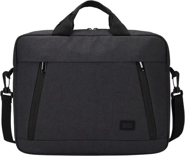 Alt view image 17 of 20 - Case Logic Huxton Carrying Case (Attaché) for 10.1" to 13.3" Apple iPad Notebook - Black - Heather Fabric, Polyster - Handle, Shoulder Strap, Luggage Strap - 11.4" Height x 1