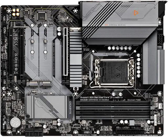 Alt view image 3 of 5 - Gigabyte B660 GAMING X Intel LGA 1700 ATX DDR4 Motherboard