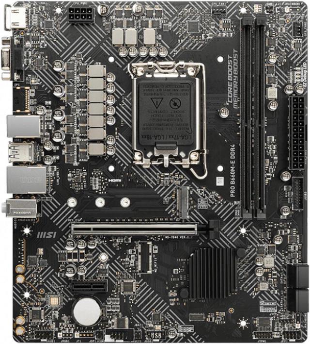 MSI PRO B660M-E Intel LGA 1700 Micro ATX DDR4 Motherboard - Newegg.com