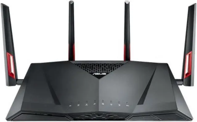 Alt view image 3 of 9 - ASUS RT-AC88U Gigabit Ethernet Dual-band (2.4 GHz / 5 GHz) Wireless Gaming Router