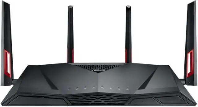 Alt view image 2 of 9 - ASUS RT-AC88U Gigabit Ethernet Dual-band (2.4 GHz / 5 GHz) Wireless Gaming Router