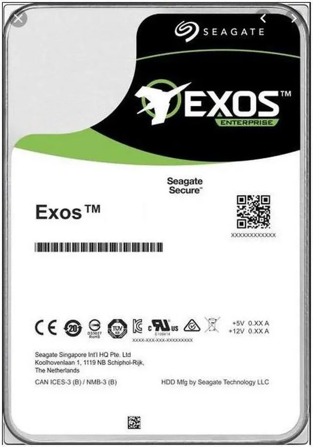 Alt view image 8 of 13 - Seagate Exos X16 10TB 7200 RPM SATA 6Gb/s 3.5-Inch Enterprise Hard Drive (ST10000NM001G)