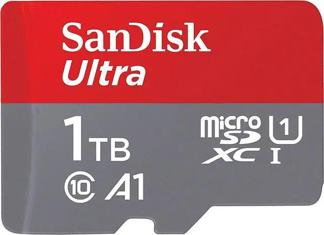 Alt view image 3 of 13 - SanDisk 1TB Ultra microSDXC A1 UHS-I/U1 Class 10 Memory Card without Adapter, Speed Up to 120MB/s (SDSQUA4-1T00-GN6MN)