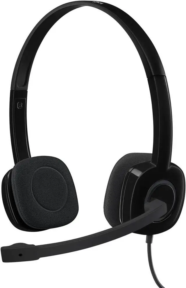 Alt view image 8 of 12 - Logitech Stereo H151 - Headset - on-ear - wired