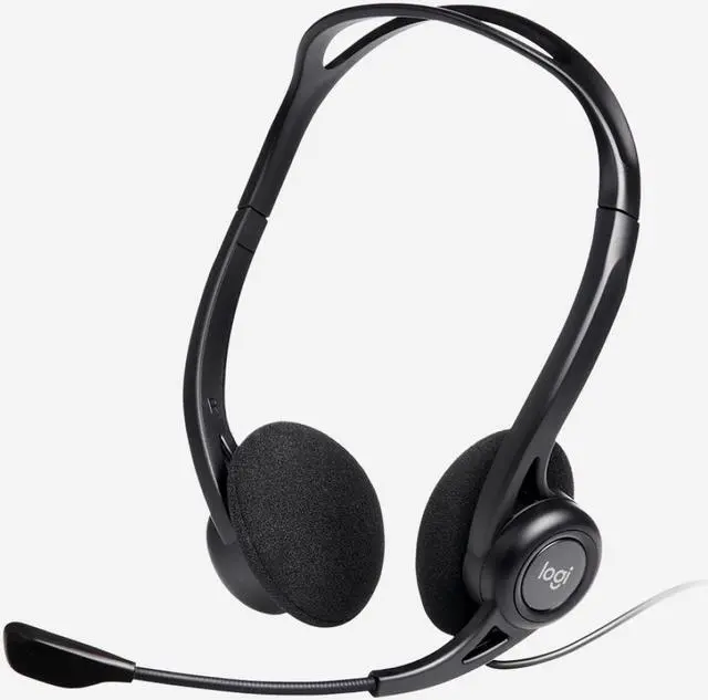 Alt view image 7 of 15 - Logitech 960 USB Headset 981000836