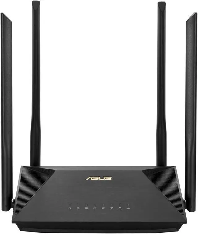 Alt view image 4 of 8 - ASUS RT-AX53U Gigabit Ethernet Dual-band Wireless Router - Black
