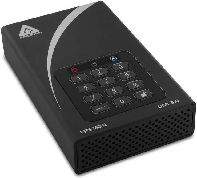 Alt view image 6 of 11 - APRICORN MASS STORAGE ADT-3PL256F-8000 8TB AEGIS FIPS VALIDATED