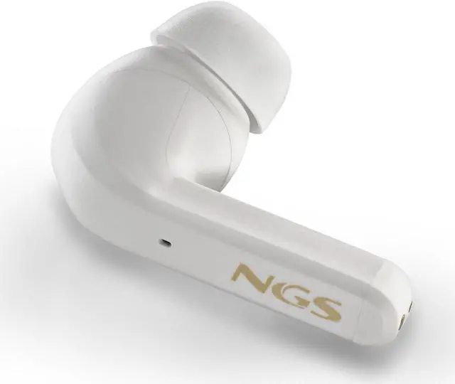 Alt view image 4 of 5 - NGS Active Noise Cancelling Wireless BT & TWS Earphones - Artica Trophy, White