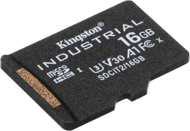 Alt view image 9 of 13 - Kingston Industrial 16 GB Class 10-UHS-I (U3) V30 microSDHC