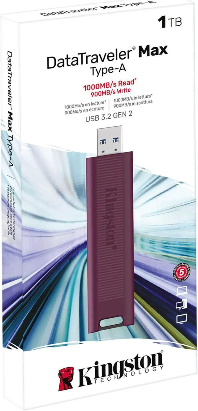 Alt view image 4 of 20 - Kingston 1TB DataTraveler Max USB 3.2 Gen 2 Series Flash Drive DTMAXA1TB