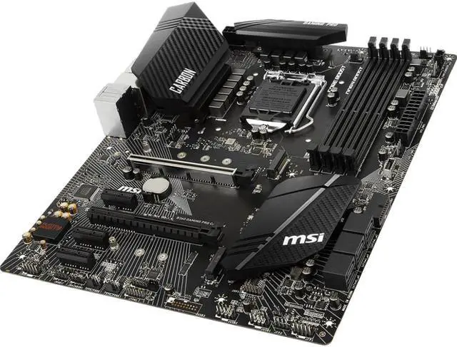 Alt view image 6 of 8 - MSI Intel B360 GAMING PRO CARBON Socket LGA 1151 DDR4 ATX Motherboard (7B16-002R)