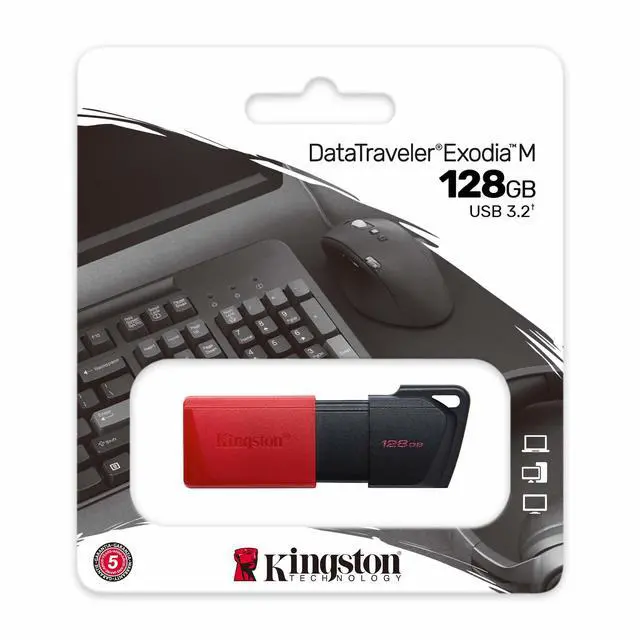 Alt view image 6 of 18 - Kingston DataTraveler Exodia M USB Flash Drive DTXM128GB