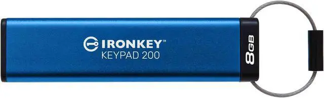 Alt view image 3 of 11 - Kingston Ironkey Keypad 200 8GB Encrypted USB