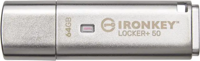 Alt view image 7 of 18 - IronKey Locker+ 50 USB Flash Drive IKLP5064GB
