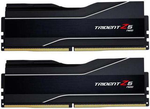 Alt view image 2 of 6 - 32GB G.Skill DDR5 Trident Z5 NEO 6000MHz CL30 1.35V Dual Channel Kit 2x 16GB Black