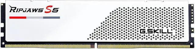 Alt view image 5 of 5 - 64GB G.Skill DDR5 Ripjaws S5 6000MHz CL30 Dual Channel Kit 2x 32GB White