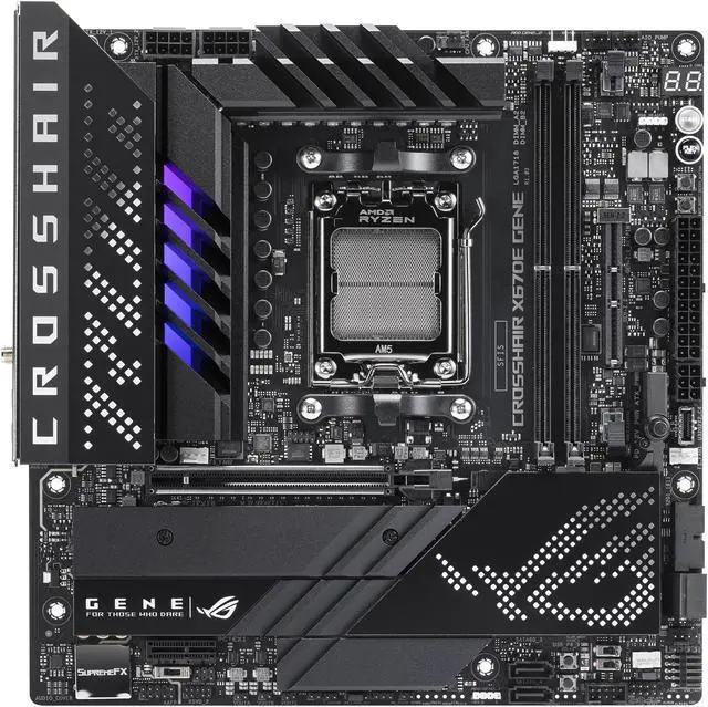 ASUS ROG Crosshair X670E Gene AMD X670 Socket AM5 Micro ATX