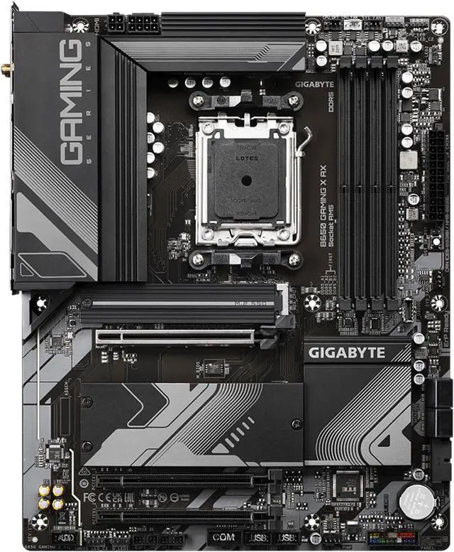 Alt view image 2 of 7 - Gigabyte B650 GAMING X AX AMD B650 Socket AM5 ATX DDR5-SDRAM Motherboard