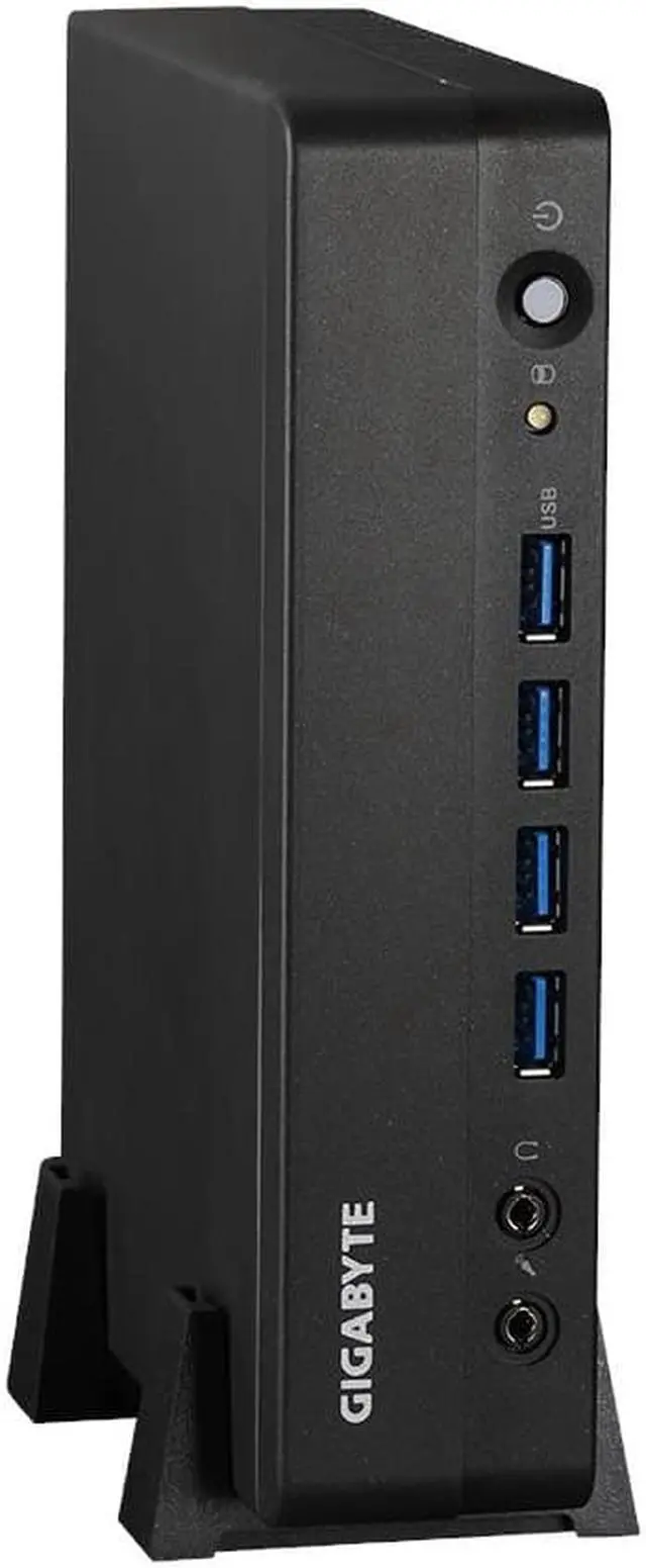 Alt view image 2 of 10 - Gigabyte BSi3-1115G4 1L Sized Barebones PC Workstation - Black