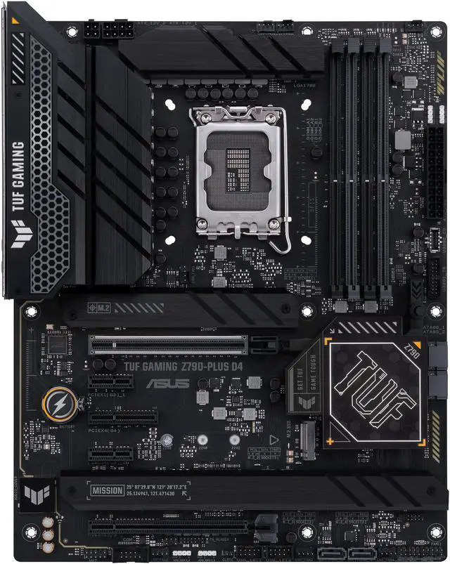 Alt view image 2 of 6 - Asus TUF Gaming Z790-PLUS D4 Intel Z790 LGA 1700 ATX DDR4-SDRAM Motherboard