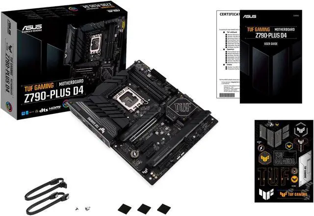 Alt view image 5 of 6 - Asus TUF Gaming Z790-PLUS D4 Intel Z790 LGA 1700 ATX DDR4-SDRAM Motherboard