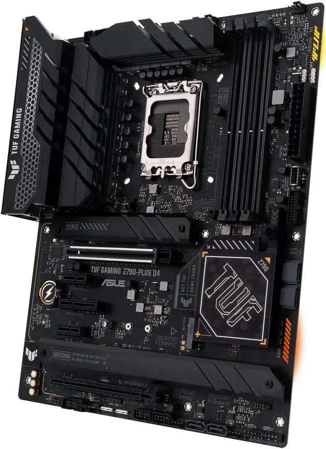 Alt view image 3 of 6 - Asus TUF Gaming Z790-PLUS D4 Intel Z790 LGA 1700 ATX DDR4-SDRAM Motherboard