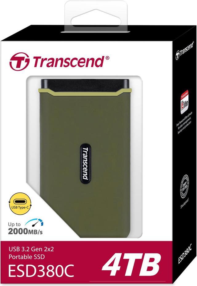 Alt view image 3 of 4 - 4TB Transcend ESD380C Rugged Portable SSD USB3.2 Type-C