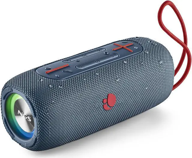 Alt view image 4 of 8 - NGS 30W Water Resistant Wireless BT Speaker Nitro 3 Blue Model ROLLERNITRO3BLUE