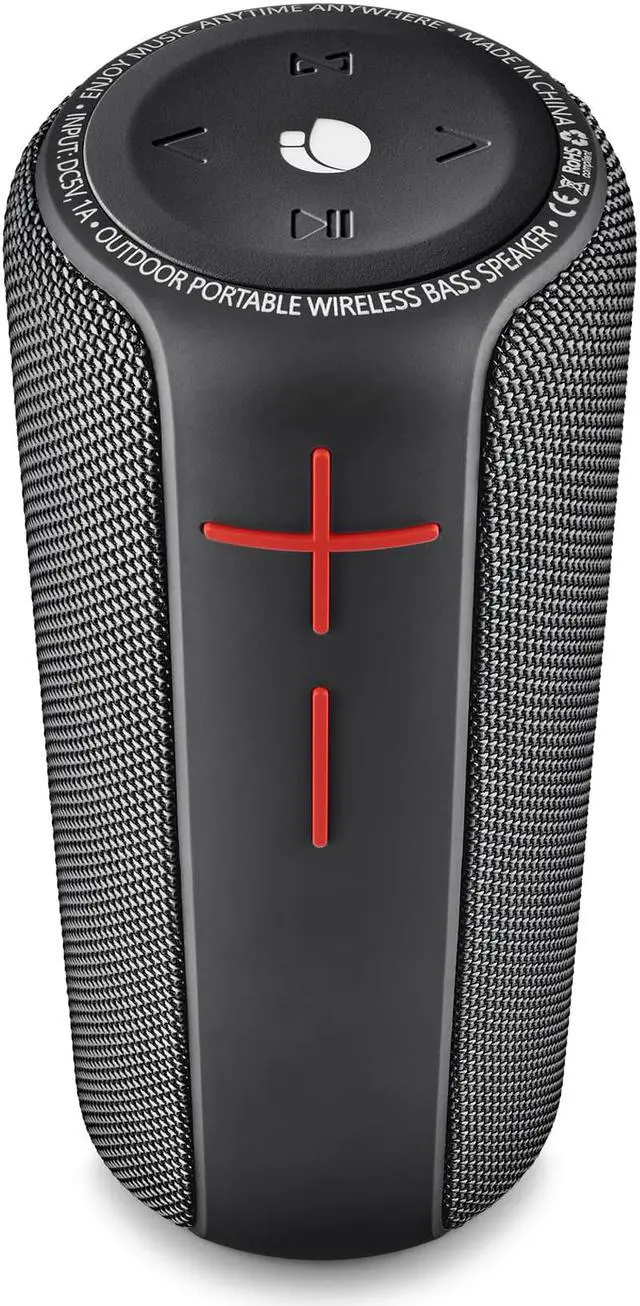 Alt view image 6 of 8 - NGS 20W Water Resistant Wireless BT Speaker Nitro 2 Black Model ROLLERNITRO2BLACK