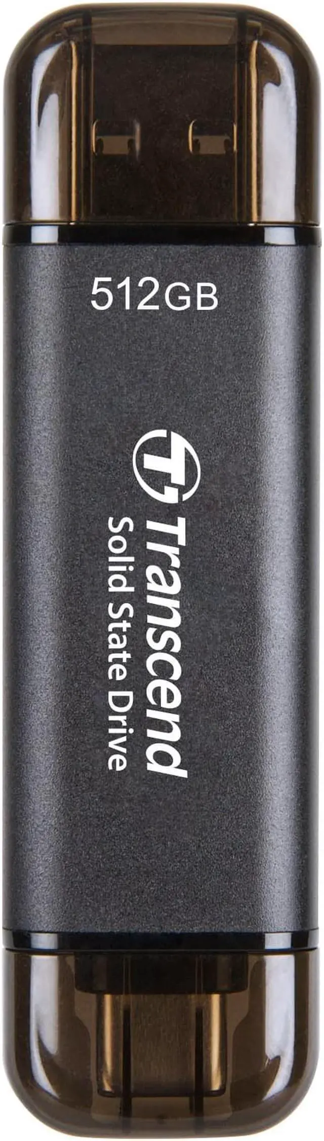 Alt view image 2 of 5 - 512GB Transcend ESD310C Dual USB Portable SSD (USB Type-A and Type-C)